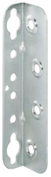 Bettverbinder, mit Schlüssellochstanzung und Sicherungslöchern mit Hakenteil, Höhe: 127 mm